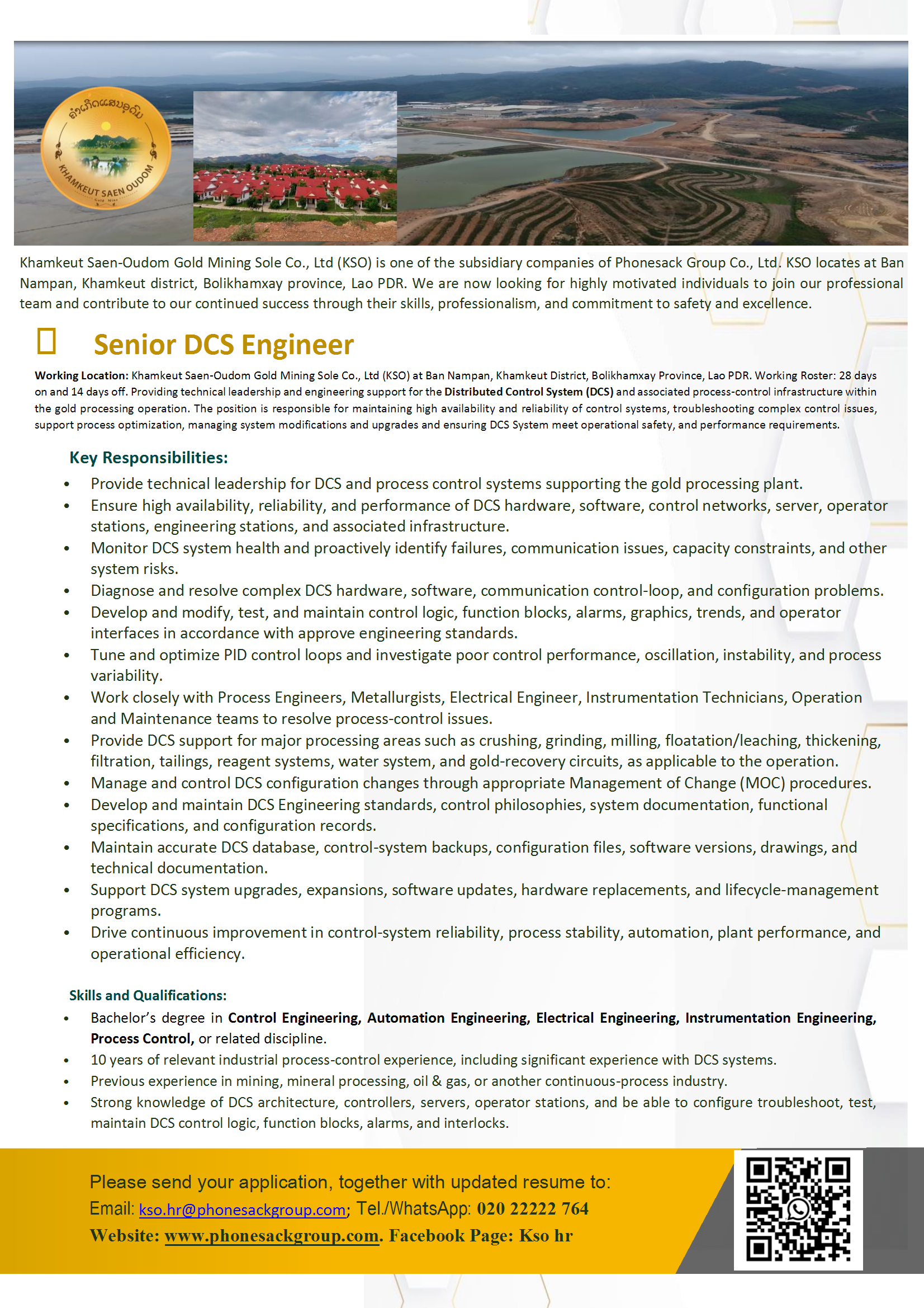 Senior DCS Engineer