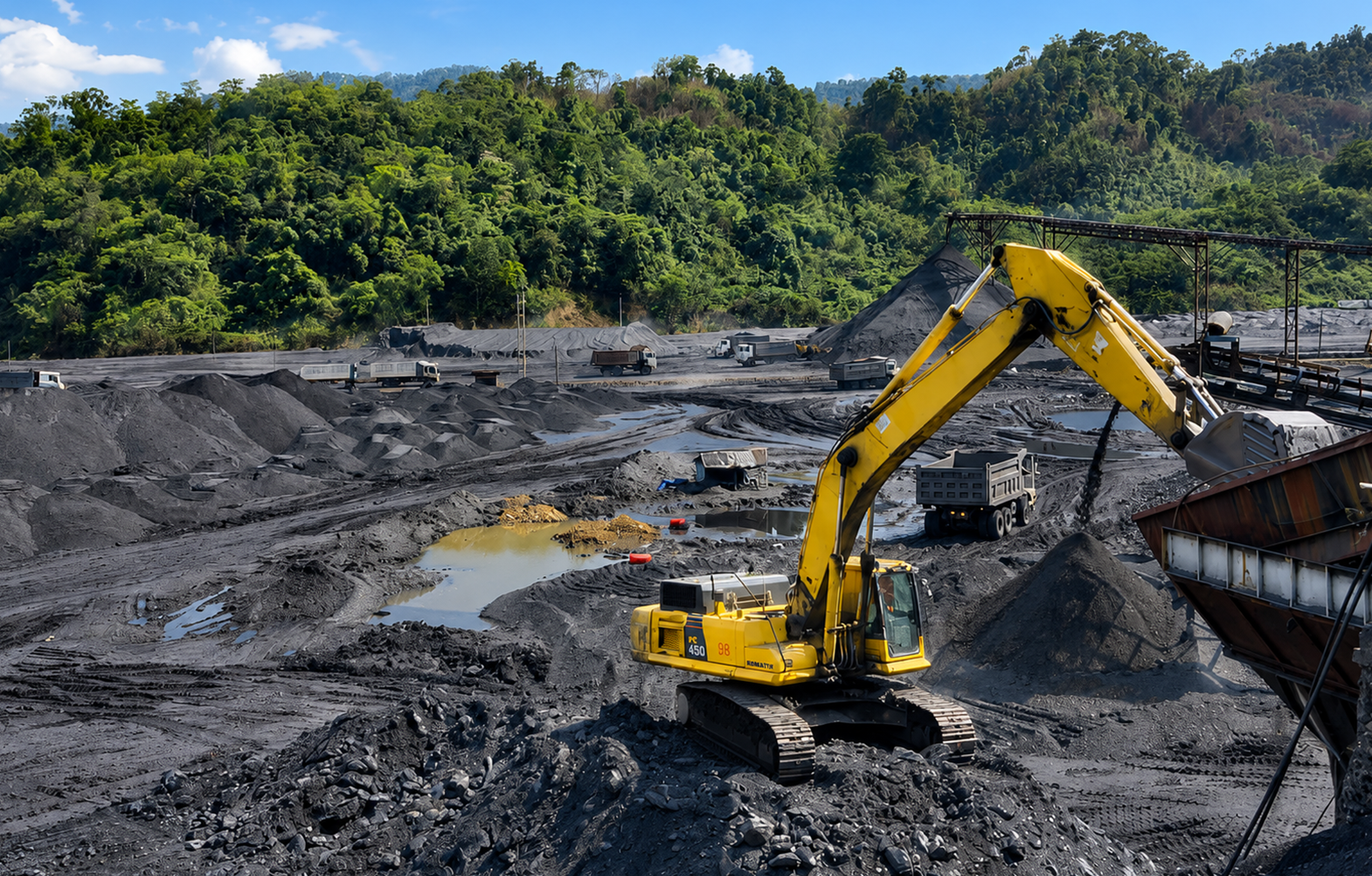 XPPL coal screening and washing operations